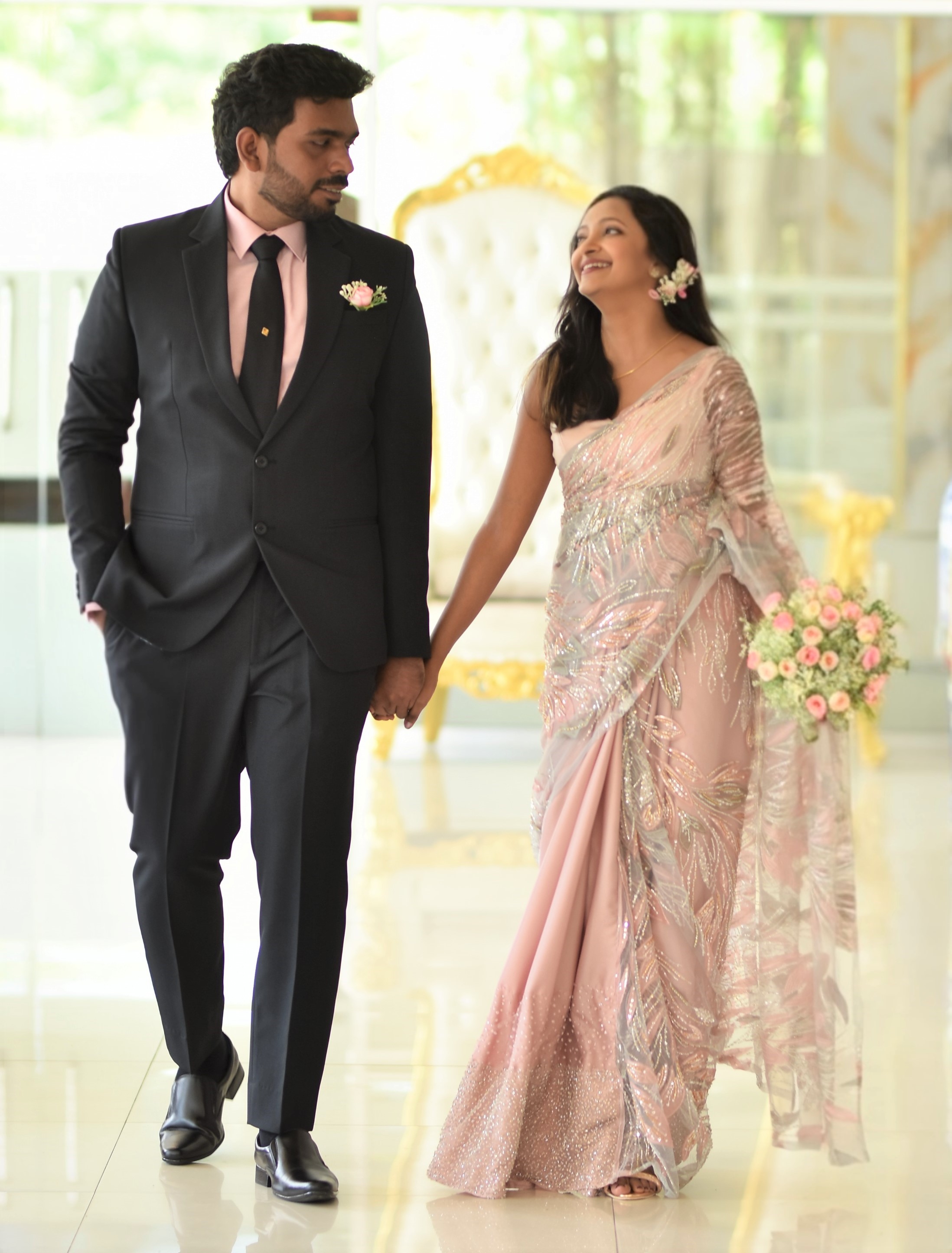 Nadeeshani and Ashan together